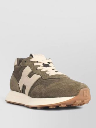 Hogan h601 suede sneakers rubber sole