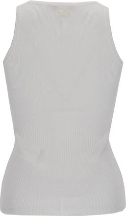 Max Mara Viscose Blend Tank Top - White