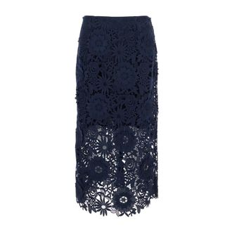 Rotate Rotate Birger Christensen, Dames, Rokken, Blauw, Maat: XS Poliester