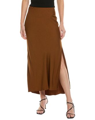 Bella Dahl Side Slit Bias Maxi Skirt