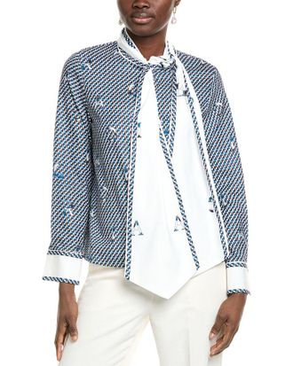 Gracia Tie-Neck Blouse