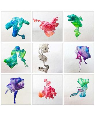 Stupell Industries Abstract Ribbons By In House Art Canvas Art