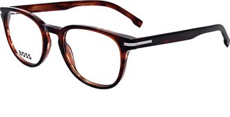 HUGO BOSS Mens 51 mm Brown Opticals