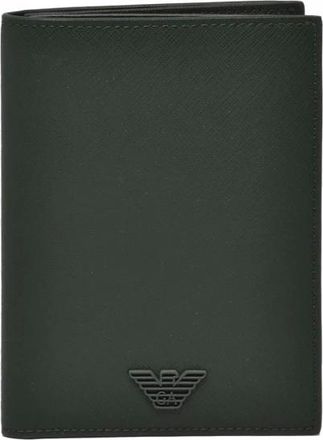 Emporio Armani Portacarte 10x14 - Heren - Accessoires - Groen - Maat: ONE Size