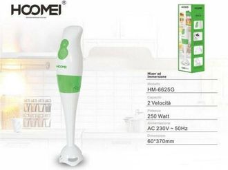 Trade Shop Trade Shop - Mixer Ad Immersione Multifunzione 2 Velocita 250 Watt Hoomei Hm-6625g