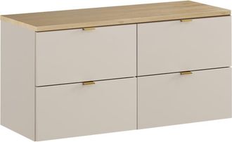 Petits Meubles Mueble bajo lavabo encimera estratificado 120.6cm