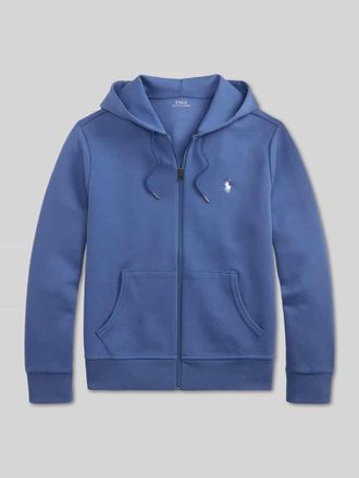 Polo Ralph Lauren Regular Fit Sweatjacke aus Baumwoll-Mix in Blau, Gr&ouml;&szlig;e XXL