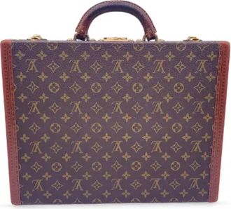Louis Vuitton Tweedehands leren Louis Vuitton tassen - Dames - Vintage Handtas - Bruin - ONE Size - Leer - Vintage