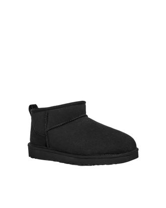 UGG Mens Ankle Boots Classic Ultra Mini Black Twinface