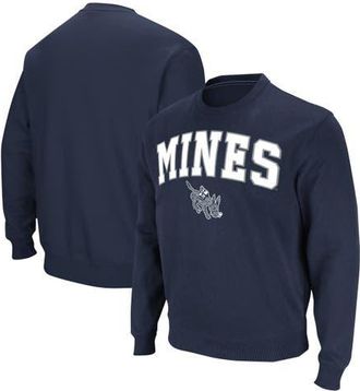 Colosseum Mens Colosseum Navy Colorado School of Mines Orediggers Arch & Logo Pullover Sweatshirt at Nordstrom, Size Xx-Large