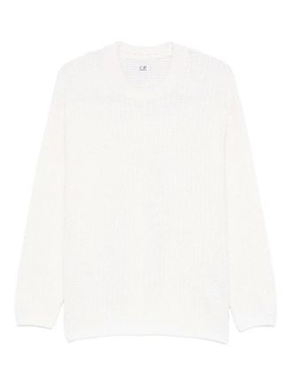 C.P. Company round-neck sweater - men - Fabric - S - White