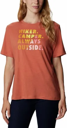 Columbia Activewear Plus Size Graphic-Print T-Shirt In Teak Brown