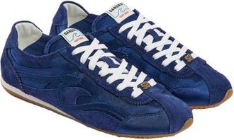 Sandro Mixed material Light Wave trainers in Blue at Nordstrom, Size 37
