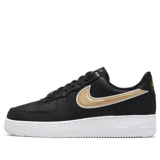 Nike (WMNS) Nike Air Force 1 07 Essential Black Metallic Gold DD1523-001