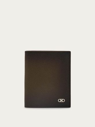 Ferragamo Uomo Porta carte di credito micro Gancini Verde