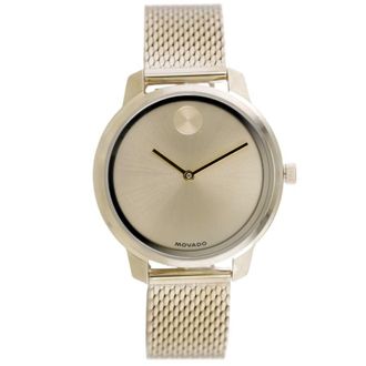 Movado Bold Quartz Gold Dial Ladies Watch 3601341