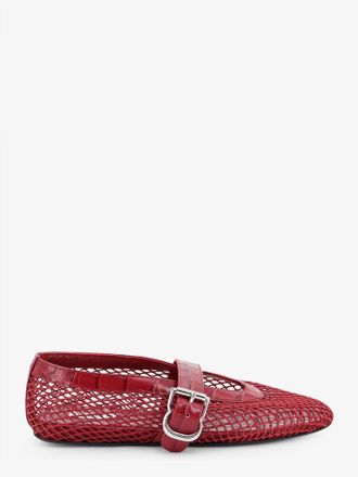 Alaia Ballerine Flat in pelle con effetto coccodrillo - ALAIA - gender_Woman