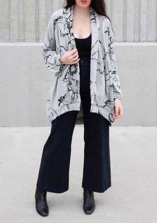 Bel Kazan Apollo Jacket In Heather Gray Ardemis