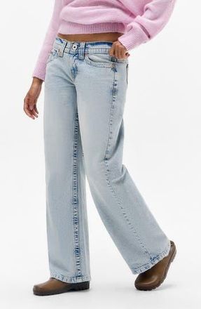 BDG Kayla Aruba Wide Leg Jeans in Bleach at Nordstrom Rack, Size 25