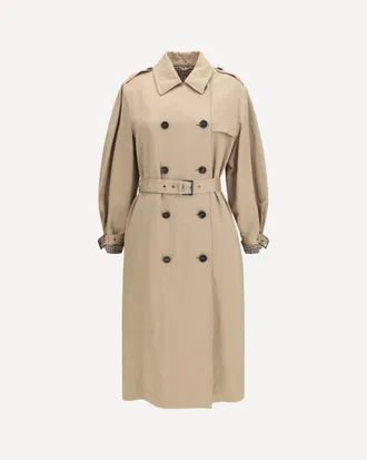 Brunello Cucinelli Belted Trench Coat Female 44