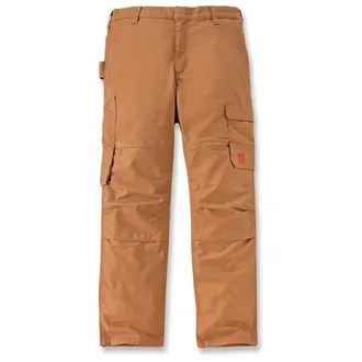 Carhartt Work in Progress Relaxed Straight Steel Rugged Flex Canvas Freizeithose f&uuml;r Herren | orange