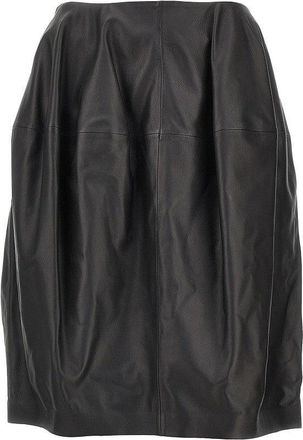Toteme Nappa leather knee-length skirt Woman 36