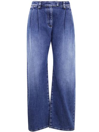 Brunello Cucinelli Wide Leg Denim