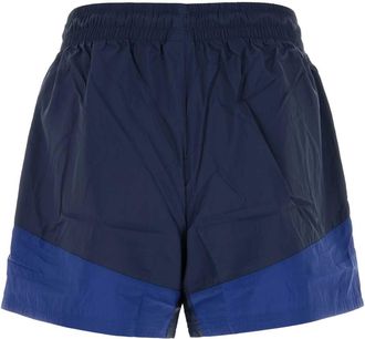 New Balance Mens Navy Blue Nylon Bermuda Shorts Nbnavy Exterior