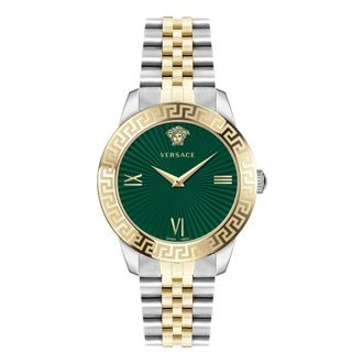 Versace Horloge - Dames - Horloges - Groen - ONE Size - Accessoires