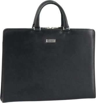Burberry Pre-owned Vintage Handtas - Dames - Vintage Handtas - Zwart - ONE Size - Leer - Vintage