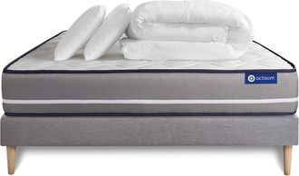 Actisom Pack Colch&oacute;n Gris L&aacute;tex Y Espuma Viscoel&aacute;stica 140 X 200