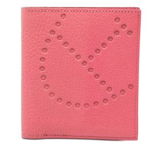 Herm&egrave;s Pink Chevre Myzore Leather Wallet (Bi-Fold) (Pre-Owned)