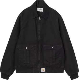 Carhartt Work in Progress Giubbino 100% Cotone - Heren - Zomerjassen - Zwart - XL - Katoen - Jassen