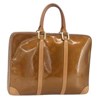 Louis Vuitton Pre-owned Handbags, female, Brown, Size: ONE SIZE Pre-owned Vintage Leather Handbag