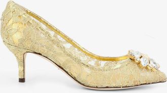 Dolce & Gabbana Decollet&egrave; Bellucci in pizzo lurex - DOLCE & GABBANA - gender_Woman