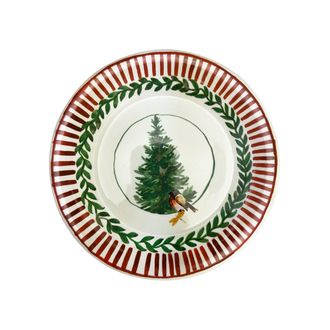 Arcucci Set of 6 fruit plates 20 cm Christmas red