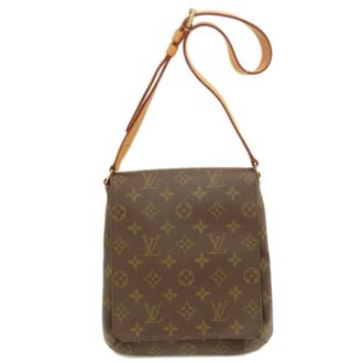Louis Vuitton Pre-owned Cross Body Bags, female, Brown, Size: ONE SIZE Pre-owned Canvas Shoulder Bag