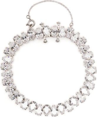 Swarovski Millenia crystal-embellished bracelet - women - Rhodium - One Size - Silver