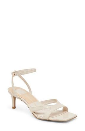 Dolce Vita Becki Ankle Strap Sandal in Bone Crinkle Patent at Nordstrom Rack, Size 9.5