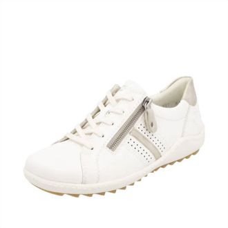 Rieker Womens Liv 32 Sneaker In Paper/muschel/offwhite