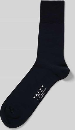 Falke Socken mit geripptem Abschluss in Marine, Größe 39/40