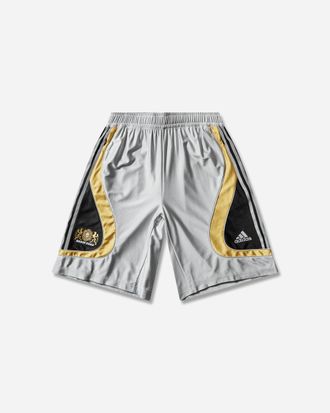 adidas Brain Dead Shorts Silver Metallic
