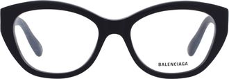 Balenciaga Demo Cat Eye Ladies Eyeglasses BB0481O 001 54