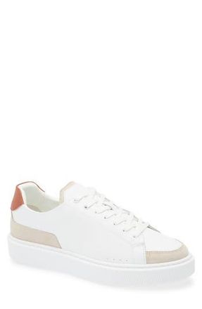 BOSS Colyn Sneaker in White/Brown at Nordstrom Rack, Size 11Us / 10Uk