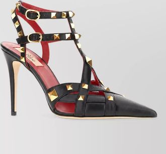 Valentino Garavani leather studded pumps
