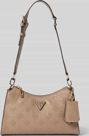 Guess Shoulder Bag in Leder-Optik Modell Cresidia in Beige, Gr&ouml;&szlig;e 1