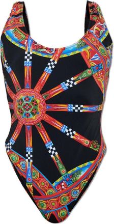Dolce & Gabbana Reversible Swimsuit - Dames - Badpakken - Veelkleurig - S - Badmode