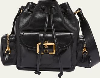 Chloé Camera Bucket Crossbody Bag in Shiny Calfskin