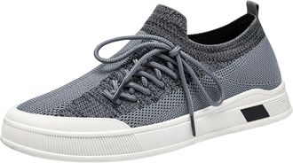 Generic Flat Training Shoes Men Mens Casual Mesh Shoes Breathable Walking Sneaker Lightweight Driving Footwear Summer House Trainer Outdoor Travel Shoe with S