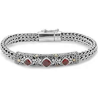 Samuel B. Sterling Silver Rope Bracelet in Red at Nordstrom Rack